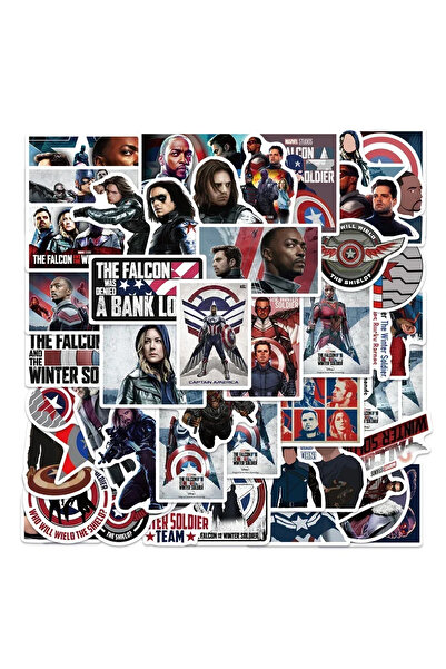Miniso HT175-50pcs 50pcs Disney The Falcon and the Winter Soldier Stickers Co...