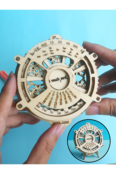 Choice أحجية خشبية ثلاثية الأبعاد، تقويم خشبي ثلاثي الأبعاد دائم، لعبة تروس م...