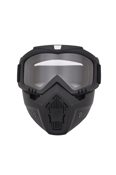 Choice نظارات واقية من الرياح للدراجات الهوائية، سوداء وشفافة، مناسبة للرياضا...