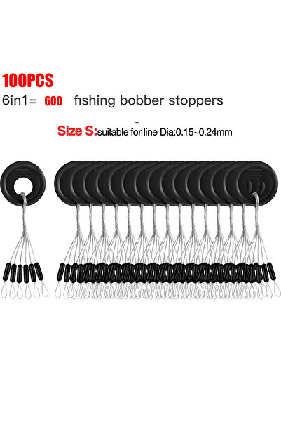 Choice سدادة عوامة صيد طويلة على شكل حرف S، 6 في 1 سدادات ثقل العوامة، أسطوان...