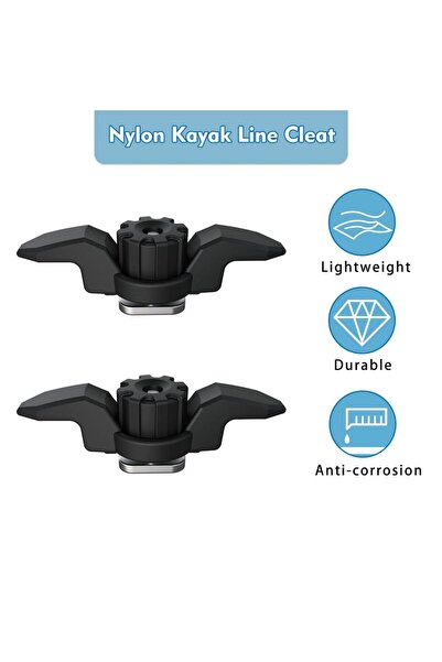 Choice مشابك تثبيت حبال الكاياك، مشابك تثبيت مرساة الكاياك متوافقة مع مسار ال...