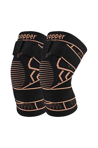 Choice زوج واحد من واقيات الركبة الرياضية المصنوعة من أيونات النحاس، مانعة لل...