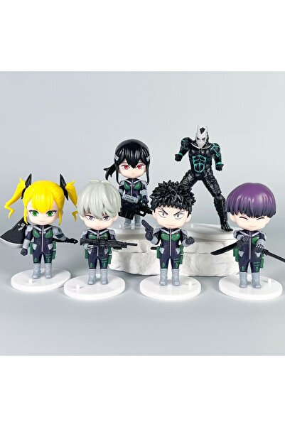 Choice ٦ قطع بدون صندوق، ٦ قطع من مجسمات شخصيات أنمي كايجو رقم ٨، هيبينو، مجس...