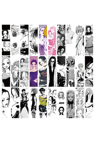 Choice 30 قطعة من فواصل الكتب اليابانية القديمة لشخصية نانا من أنمي نانا، لتز...