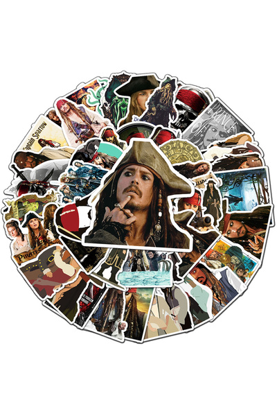 Choice1 30 قطعة، 10/30/50 قطعة، ملصقات فيلم ديزني الكلاسيكي "قراصنة الكاريبي"...