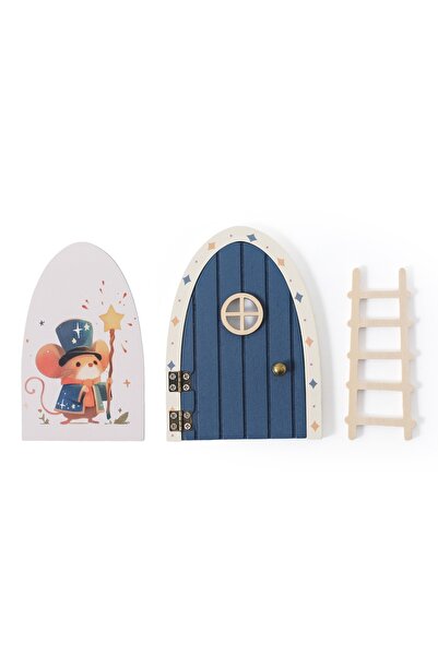 Choice علبة أسنان ثلاثية، هدية للأطفال، بيت الدمى، ديكورات منزلية صغيرة، باب ...