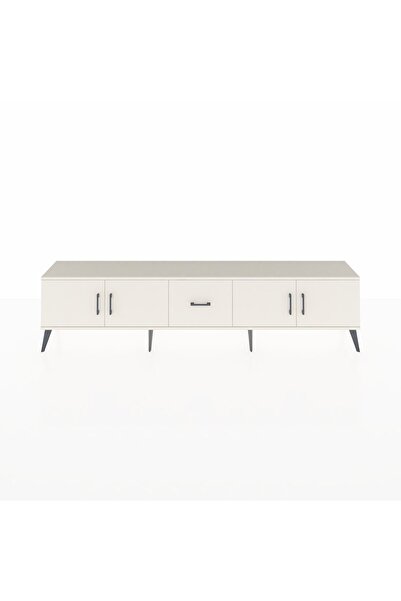 Dienni Arges TV Ünitesi 2 Raflı Tek Çekmeceli 4 Kapaklı 220x30x51 Aytaşı-Aytaşı