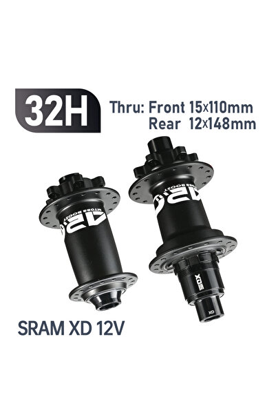 Choice محور دراجة جبلية XD 148 ARC ذو 32 ثقبًا، فرامل قرصية، 6 كلابات، 180 مم...