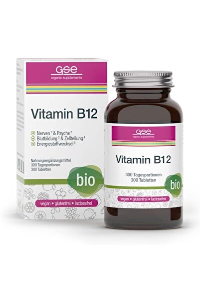 GSE Vitamina B12 Bio Compact Vegan 120 Tablete 280 mg 34 g