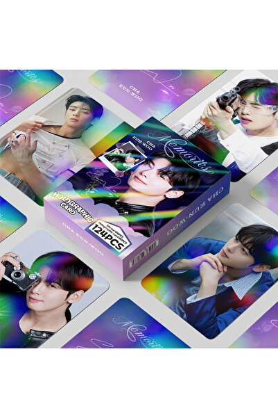 Choice مجموعة عشوائية من 124 بطاقة صور ثلاثية الأبعاد لتشا إيون وو - بطاقات ت...