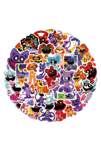 Choice ٥٠ قطعة من ملصقات جرافيتي لشخصيات أنمي مبتسمة، يمكنك استخدامها بنفسك ع...