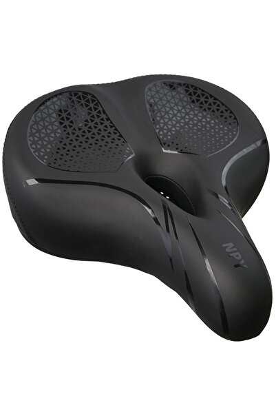 Choice مقعد دراجة جبلية أسود من إن بي واي، ماص للرطوبة، مريح، مجوف، يسمح بمرو...