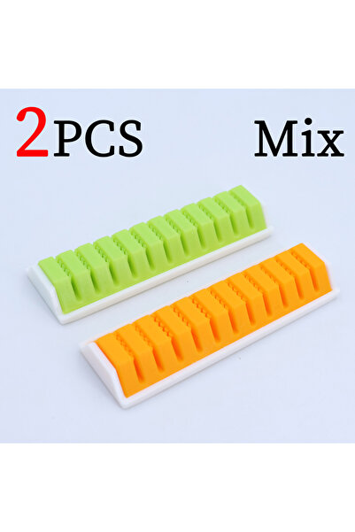 Choice قطعتان من حامل أدوات ربط الذباب المصنوع من السيليكون، مشبك عرض، محطة ت...