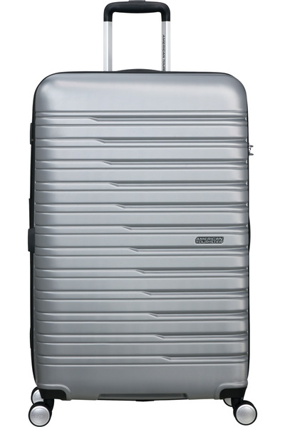 American Tourister HIGH TURN-903 XL Silver Suitcase-77/28 cm, 4 H-Spin Wheels