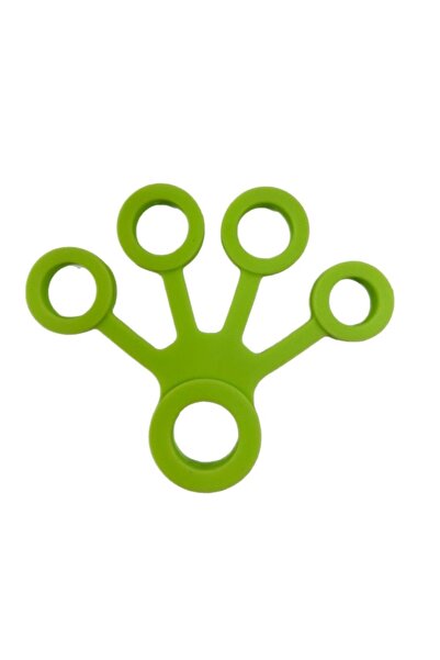 Choice حلقة سيليكون خضراء واحدة لتمارين الأصابع، مقاومة للإجهاد، جهاز شد الجس...