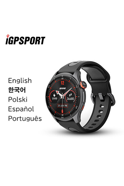 Choice الإصدار B IGPSPORT LW10 ساعة رياضية للدراجات والجري مزودة بنظام تحديد ...