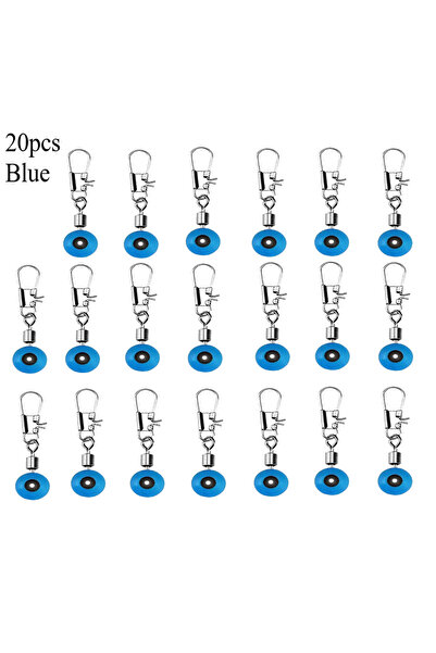 Choice Blue 20pcs 20pcs Fishing Float Bobber Stops Space Beans Fishing Line H...