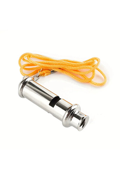 Choice صافرة فضية من الفولاذ المقاوم للصدأ، صافرات طوارئ خارجية لإنقاذ الأرواح، صفارات تدريب قيادة المرور، رياضية