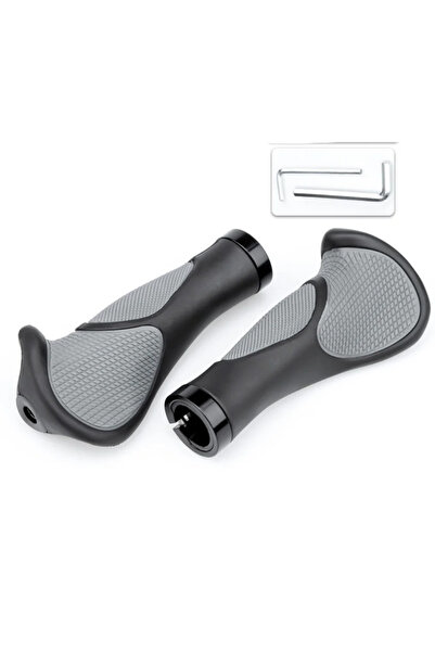 Choice مقابض دراجة AJF106 مقاومة للصدمات ومضادة للانزلاق، مناسبة للدراجات الجبلية والطرق، بتصميم مريح وعملي.