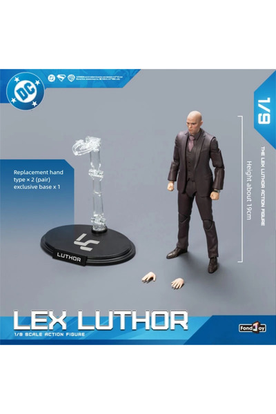 Choice ليكس لوثر متوفر الآن من فوندجوي، مجسم ليكس لوثر من فيلم سوبرمان الجديد، مقاس 1/9، إصدار فيلم سوبرمان من دي سي
