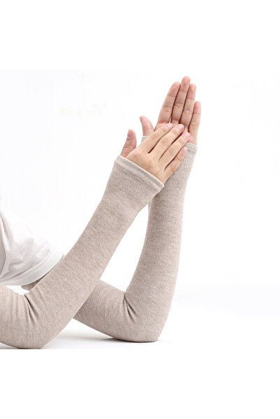 Choice أكمام شتوية سميكة مقاومة للبرد، لون كاكي، زوج واحد، للنساء والرجال، مز...