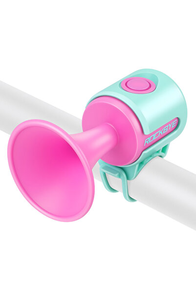 Choice جرس دراجة أطفال وردي اللون بصوت عالٍ، جرس سكوتر للأطفال 130 ديسيبل، بو...