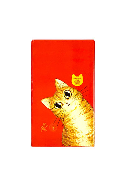 Choice مجموعة أوراق التارو الحمراء الجديدة A، 78 قطعة، أفضل هدية لمحبي قطط الكرتون، رائعة للمبتدئين.
