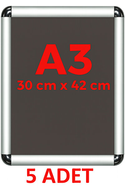 OfisDS A3 Rondo Köşe Aç Kapa Açılır Kapanır Alüminyum Çerçeve 5 Adet