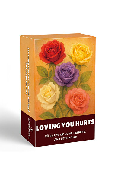 Choice بطاقات أوراكل "حبك مؤلم" A659، 80 بطاقة حب، مجموعة بطاقات بخمسة ألوان،...