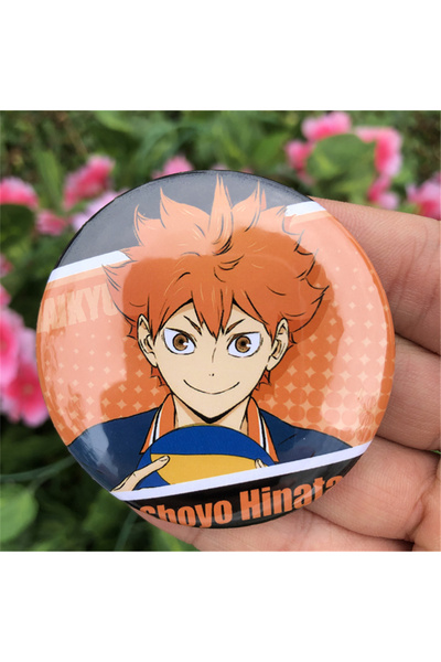 BANDAI 3 أنيمي هايكيو!! كاراسونو شويو هيناتا توبيو كاجياما دايتشي ساوامورا دايتشي ساوامورا شارة كوسبلاي.