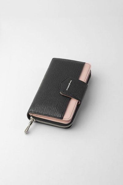 CENGİZ PAKEL Nova Medium Size Women's Wallet – 65316A - Black/Powder
