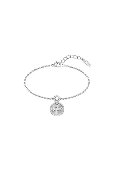 Lacoste سوار ميمتو النسائي - 2040404- فضي