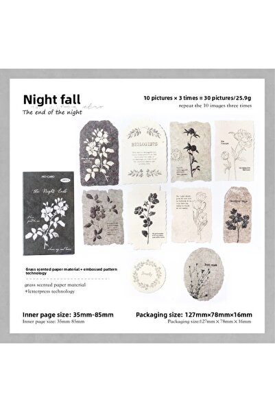 Choice ملصقات ورقية بنكهة الفانيليا من دي جورنال جو، 30 قطعة/علبة، مثالية لتز...