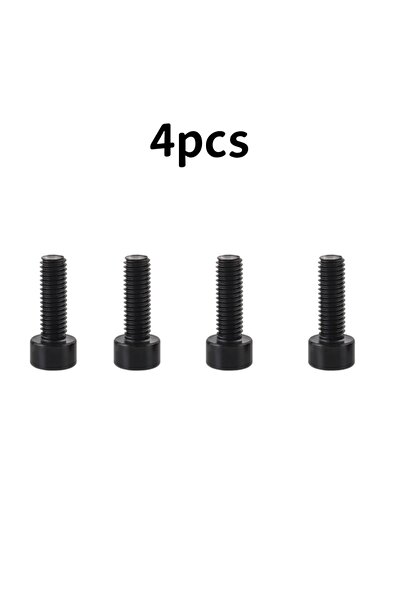 Choice أسود - 4 قطع، براغي حامل قفص زجاجة الماء، براغي سداسية الرأس، مصنوعة م...