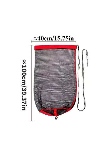 Choice DY08-1M Collapsible Fishing Mesh Bag Thickening Live Fish Net w/Bundle Mouth For Fishing Net /Crayfi