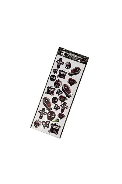 Choice3 01 Creative Laser Glitter 3D Modeling Cartoon Dark Style Crucifix Sti...