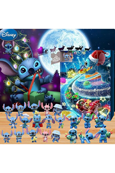 Choice صندوق تقويم عيد الميلاد من أنمي ديزني ستيتش، دمية ليلو وستيتش، هدية لل...