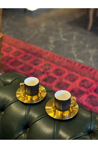 ACAR Aurora 2 Kişilik Kahve Fincanı Lüks