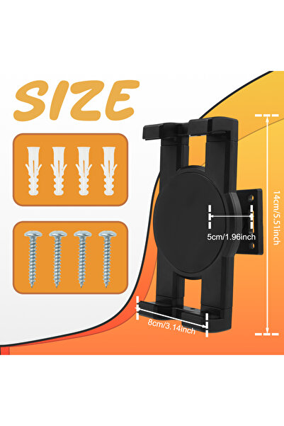 Choice Black Skateboard Wall Bracket 360° Rotation Skateboard Display Holder Universal Adjustable Skateboar