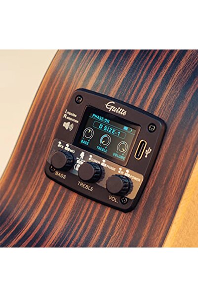 Choice لاقط جيتار صوتي/كلاسيكي متعدد الوظائف GGP-04، لاقط اهتزازي، لاقط IR لل...