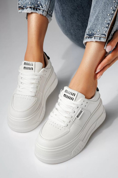 Zaira Γυναικεία μαύρα πάνινα παπούτσια από οικολογικό δέρμα Janet #21064 - 40