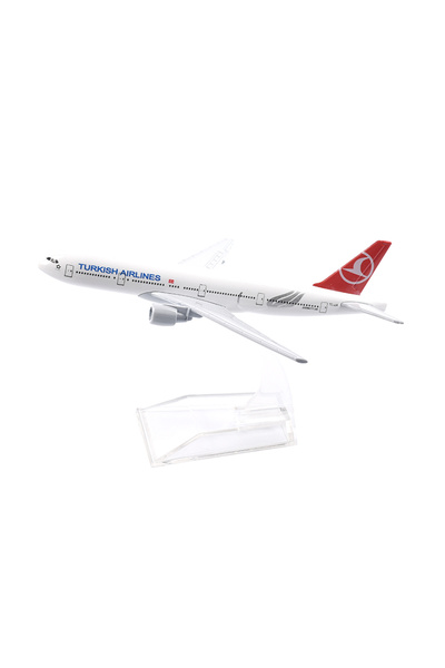 Choice 094 جيسون توتو، نموذج طائرة بوينغ 777 تابعة للخطوط الجوية التركية، طول 16 سم، مصنوع من المعدن المصبوب، بمقياس 1/400 S