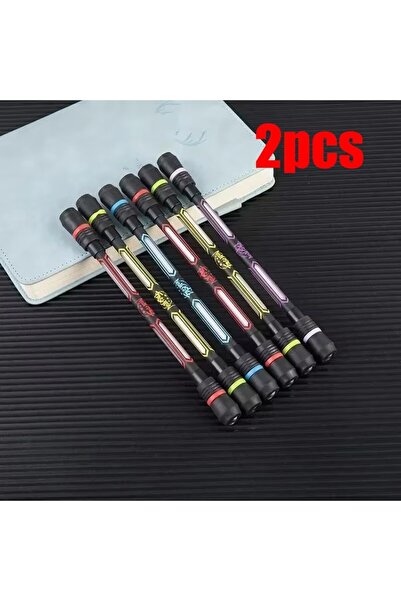 Choice قطعتان (لون عشوائي) 1/2/4/5 قطع لعبة قلم دوار إبداعية لتخفيف الضغط على...