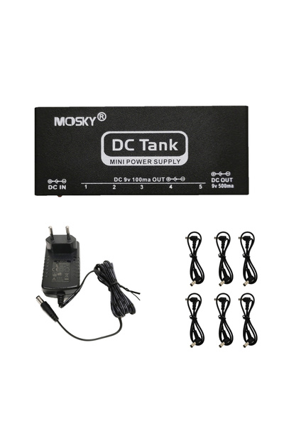 Choice EU Plug Mosky DC Tank Guitar Pedal Power Supply 6 Isolated Output for ...