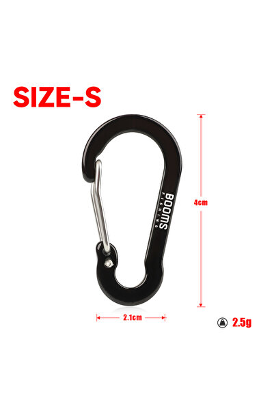 Choice S Fishing Multi Tool 10Pcs 4/5/7cm D-ring Aluminum Aalloy Carabiner Cl...