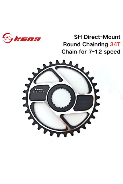 Choice ترس تفاضلي KEOS ذو 12 سرعة 34T، مثبت مباشرة، تروس موجبة وسالبة، مصنوع ...