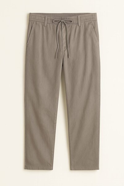 BARRELS AND OIL Men's Jogger Fit Pants K-Ag05 - Beige