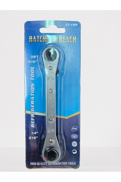 NO NAME Cheie cu clichet CT-122 pentru supapă cu 1/4, 3/8, 3/16, 5/16