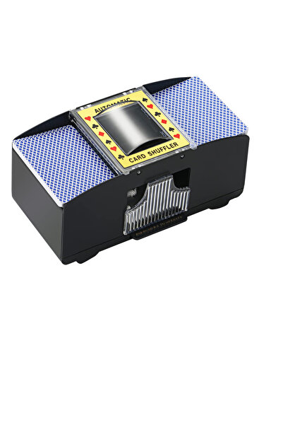 Choice black 2 Decks Automatic Card machine 2 In 1 Playing Cards Texas Shuffl...