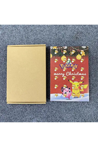 Miniso مجموعة بوكيمون بيضاء لعيد الميلاد، 24 قطعة، مجسمات هدايا، تقويم قدوم، ...